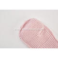 Girl's Knitted Rib Opening Bowknot Mitten Gloves